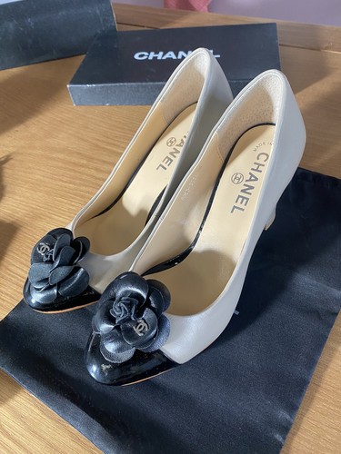 【箱・付属品付】CHANEL シャネル　ブラック ハイヒール　37C 新作！靴2足購入！シャネル購入品紹介 第37弾！ UNBOXING