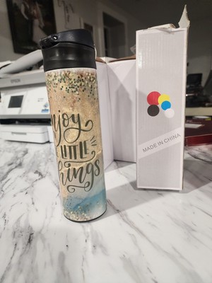 20 Oz Pop Up Water Bottle Enjoy The Little Things Sublimation