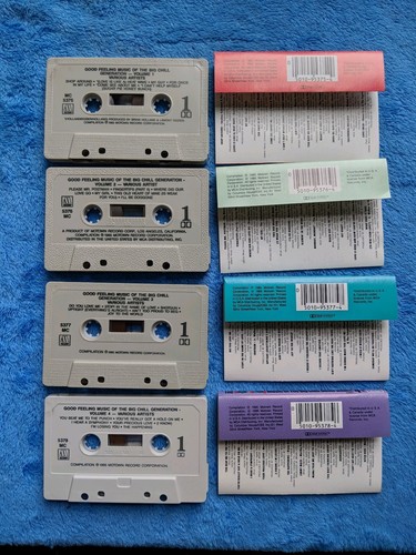 THE GOOD FEELING MUSIC OF THE BIG CHILL GENERATION 4 Cassette Tapes Motown Soul
