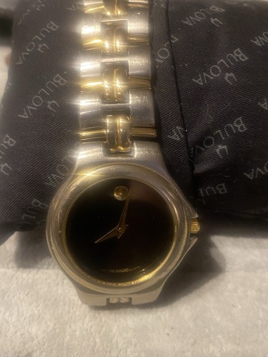 Vintage Movado Swiss Men's Steel Quartz Watch 98A28888