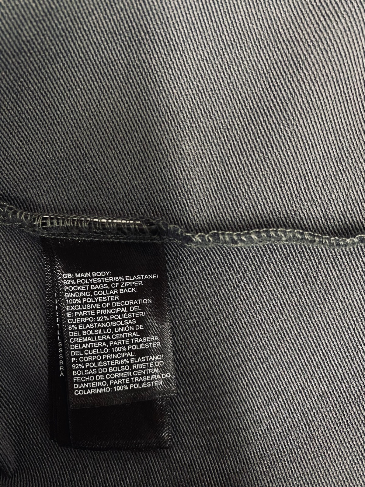 The North Face RN61661 Gray Windbreaker Jacket Size L