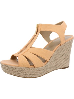 

MICHAEL KORS Женские туфли Cantaloupe Orange 1-1/2 на платформе Berkley на танкетке, Оранжевый, 40S7BRMS2D