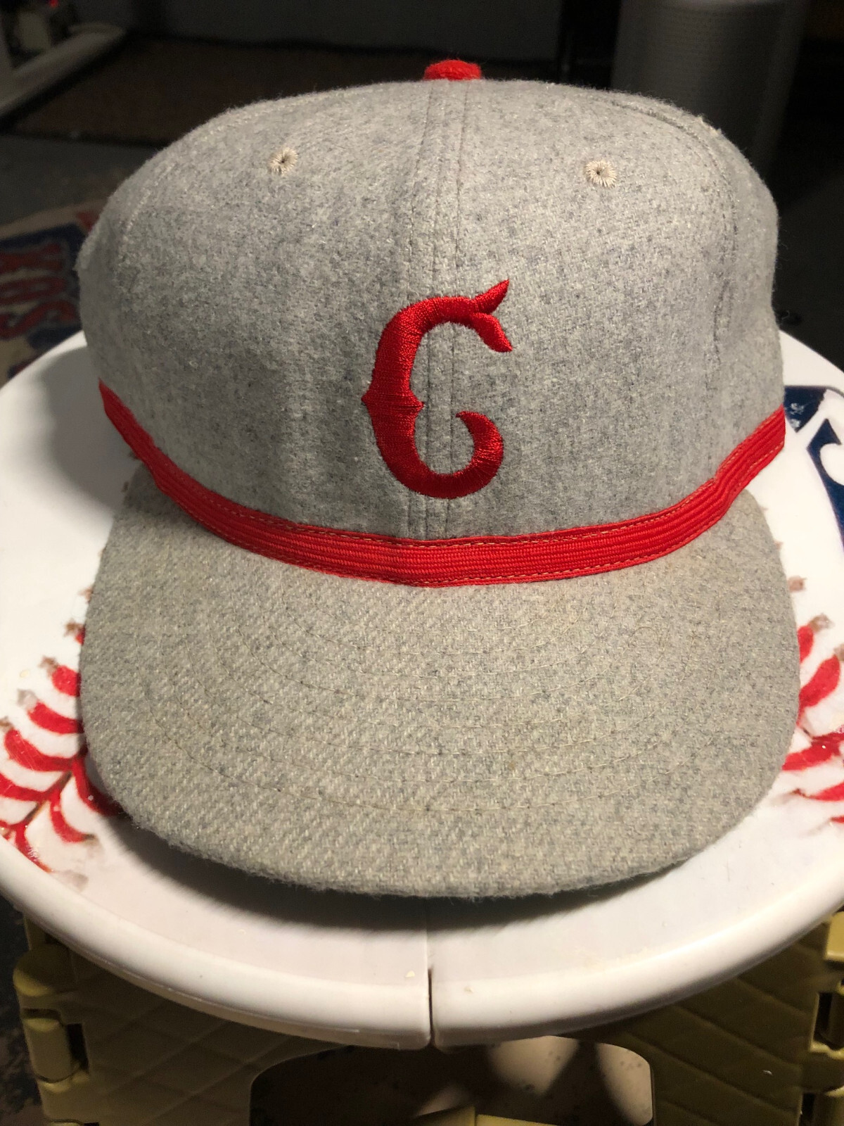 MLBキャップ　ANNCO ヴィンテージ Cincinnati Reds MLB Vintage ANNCO Field of Dreams Away Gray