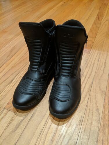 Mens 11 Black Leather Side Zip Up Waterproof