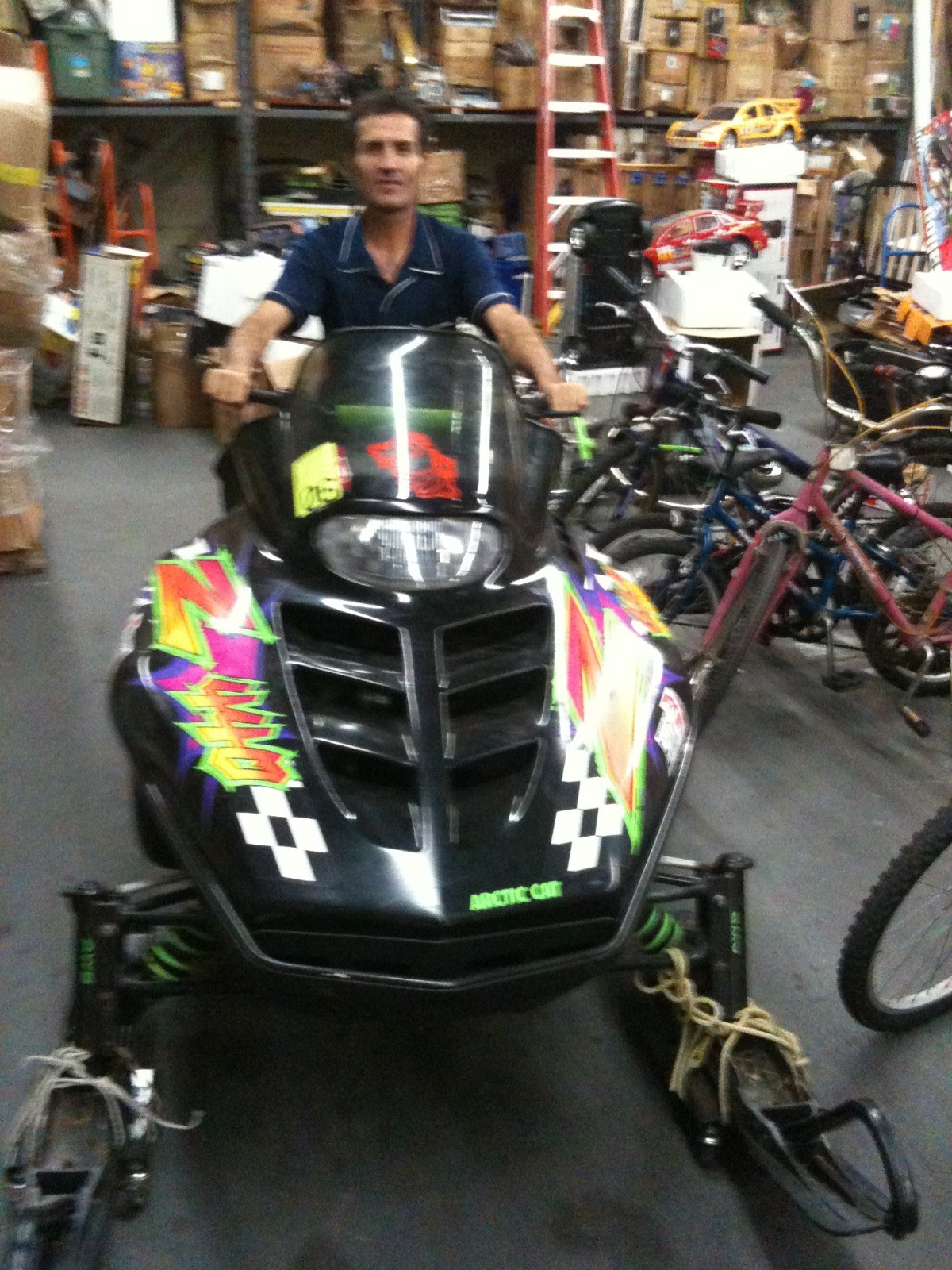 #STATE FIND 1997 Arctic Cat SNOWPRO ZR440 Snowmobile Low Miles! Work Very Nice