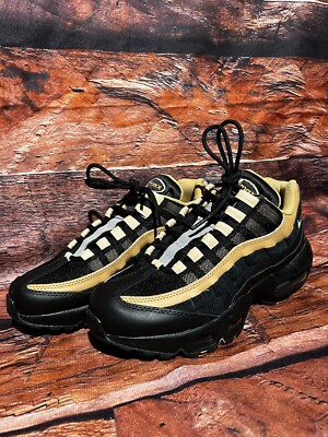 Nike Air Max 95 Black Elemental Gold Beige Sesame Silver DM0011-004 Size 6 UK5.5