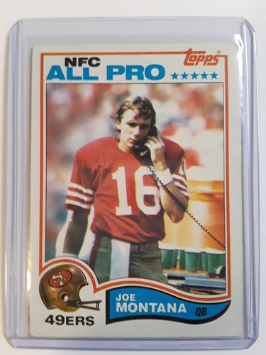 1982 Topps Joe Montana #488 football card San Francisco