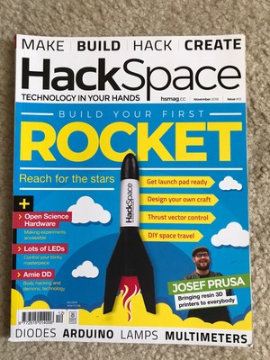 Hack Space Technology In Your Hands Magazine, Build Your First Rocket, Nov 2018