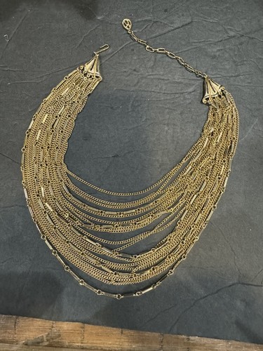 ◆VINTAGE HOLLYWOOD◆ Classic Chain Necklace VH24NNNE174M Vintage Givenchy Logo Chain Necklace | Gold Designer Jewelry