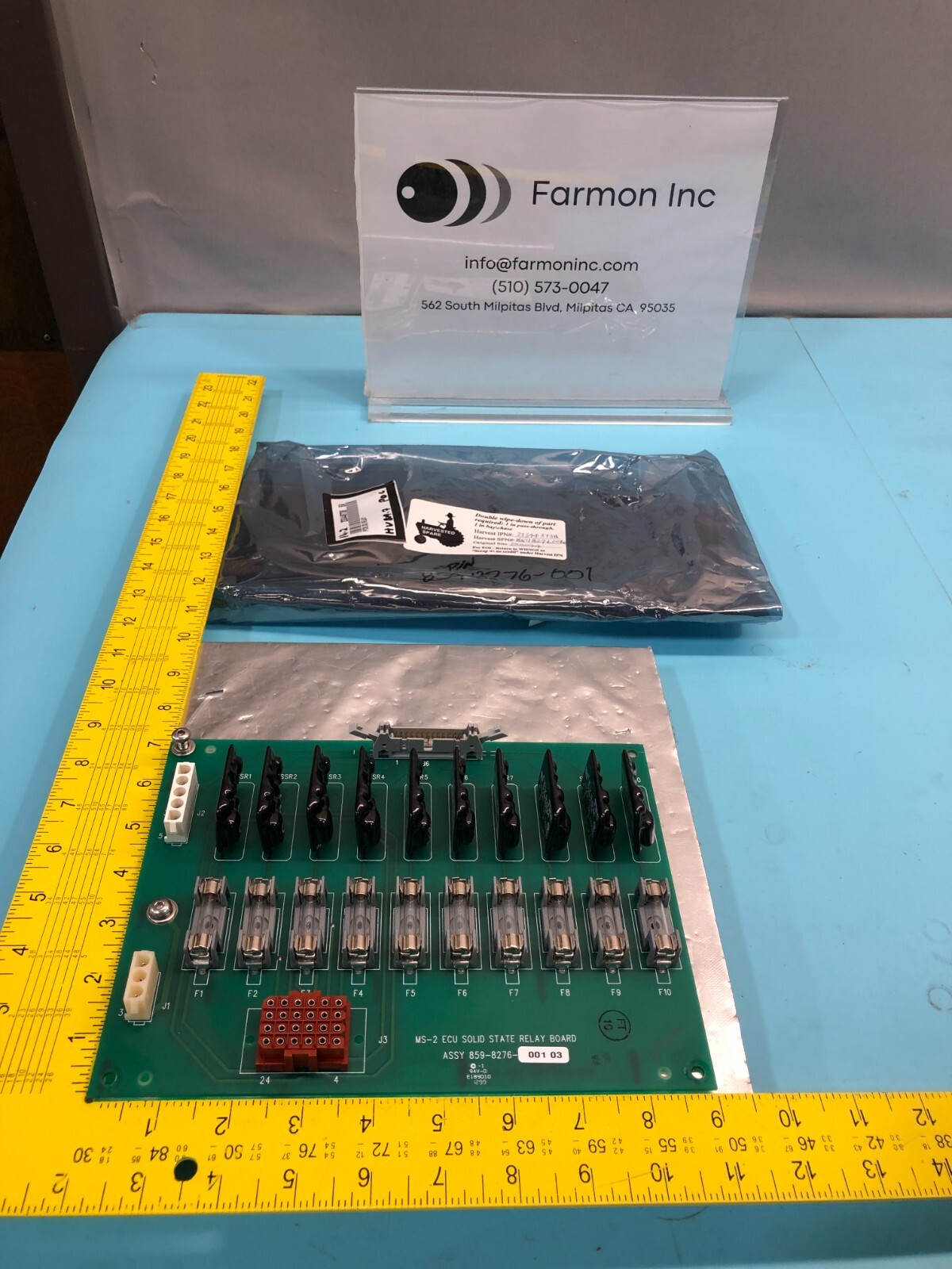 ASML 859-8276-001 MS-2 ECU Solid State Relay Board, PCB, 158811