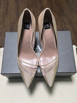 zac posen heels size 9 new. Champagne Color.