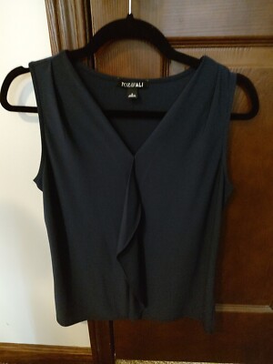 Roz & Ali Women's Size Small Blue  Sleeveless Top