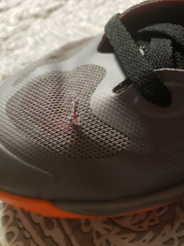 nike hyperfuse charcoal and orange 2011 Nice UVA COLORS basketball shoes 9.5