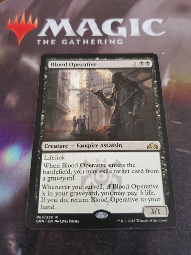 Blood Operative 2x FOIL GRN MTG Guilds of Ravnica Rare MINT black Blood Operative 2x FOIL GRN MTG Guilds of Ravnica Rare MINT black