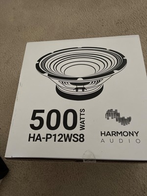 harmony audio 12'' pro audio replacement 500 watt 8 ohm pa speaket