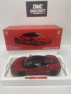 Ferrari 488 GTB Signature Series Bburago 1:18 Red Diecast Model Car  