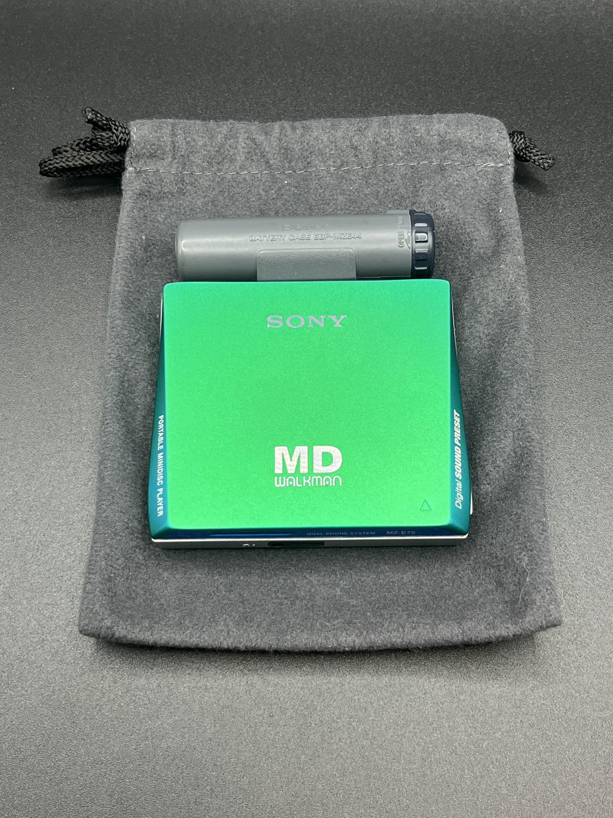 SONY MZ-E707 ポータブルMDプレーヤー ソニー MDLP対応 ミントグリーン