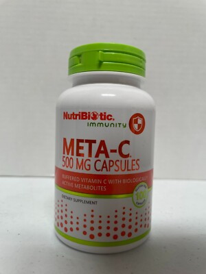 NutriBiotic META-C 500MG Capsules - 100 capsules