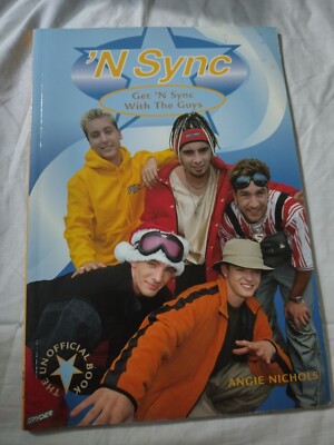 N SYNC Justin Timberlake Softbound Book Vintage 1998 Get N Sync By Angie Nichols