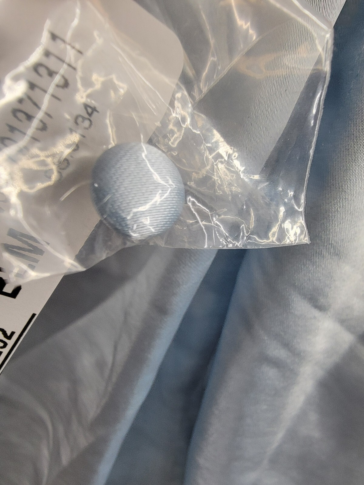 Elliatt Miami Cowl Neck Mini Dress Women's M Light Blue Solid Button Zip Closure - Picture 15 of 17