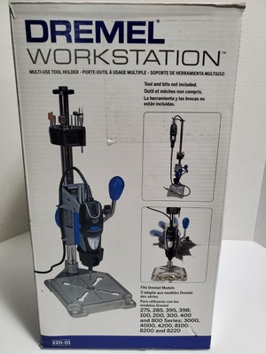 Dremel 220-01 Rotary Tool Workstation Drill Press Work Station w Wrench