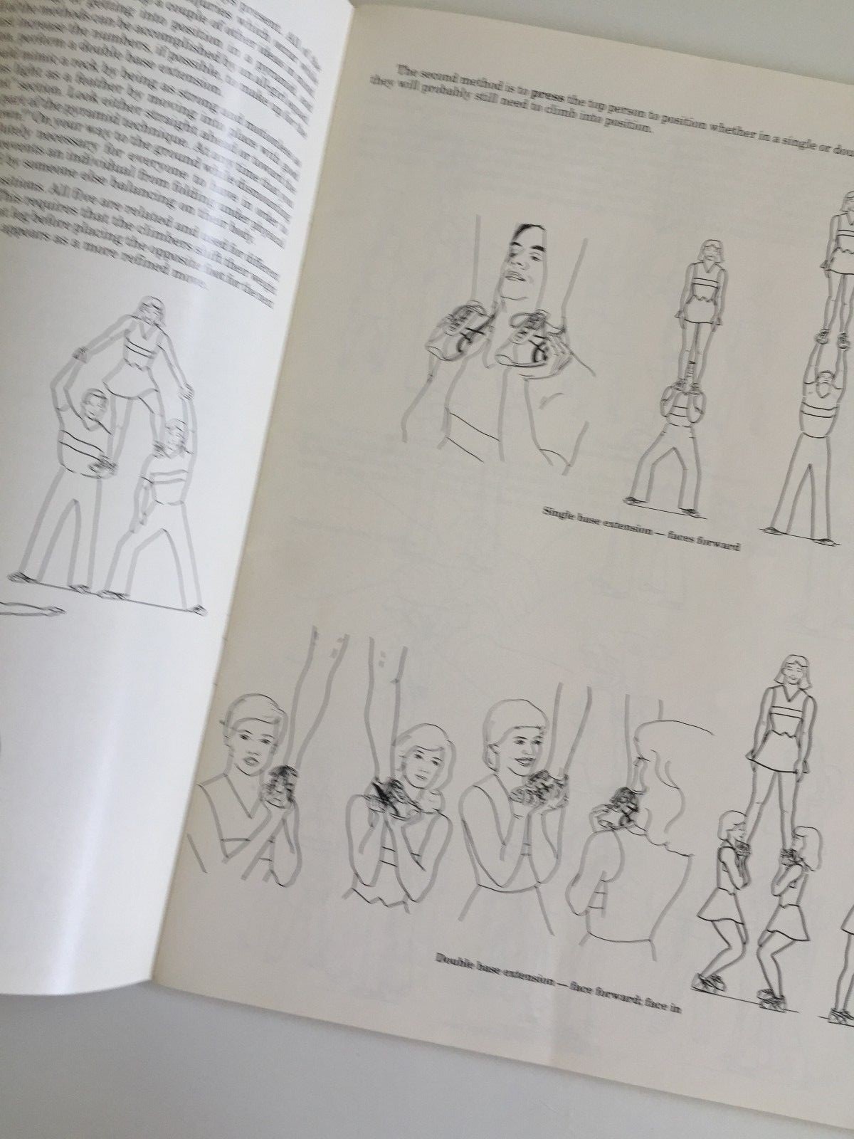 N.C.A. Pyramids for Cheerleading Instructional Book by Rusty McKinley 1984