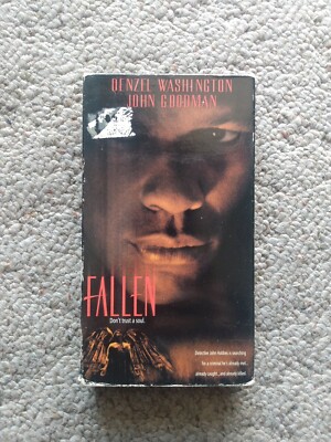 FALLEN VHS 1998 Blockbuster Video Rental Copy!!!
