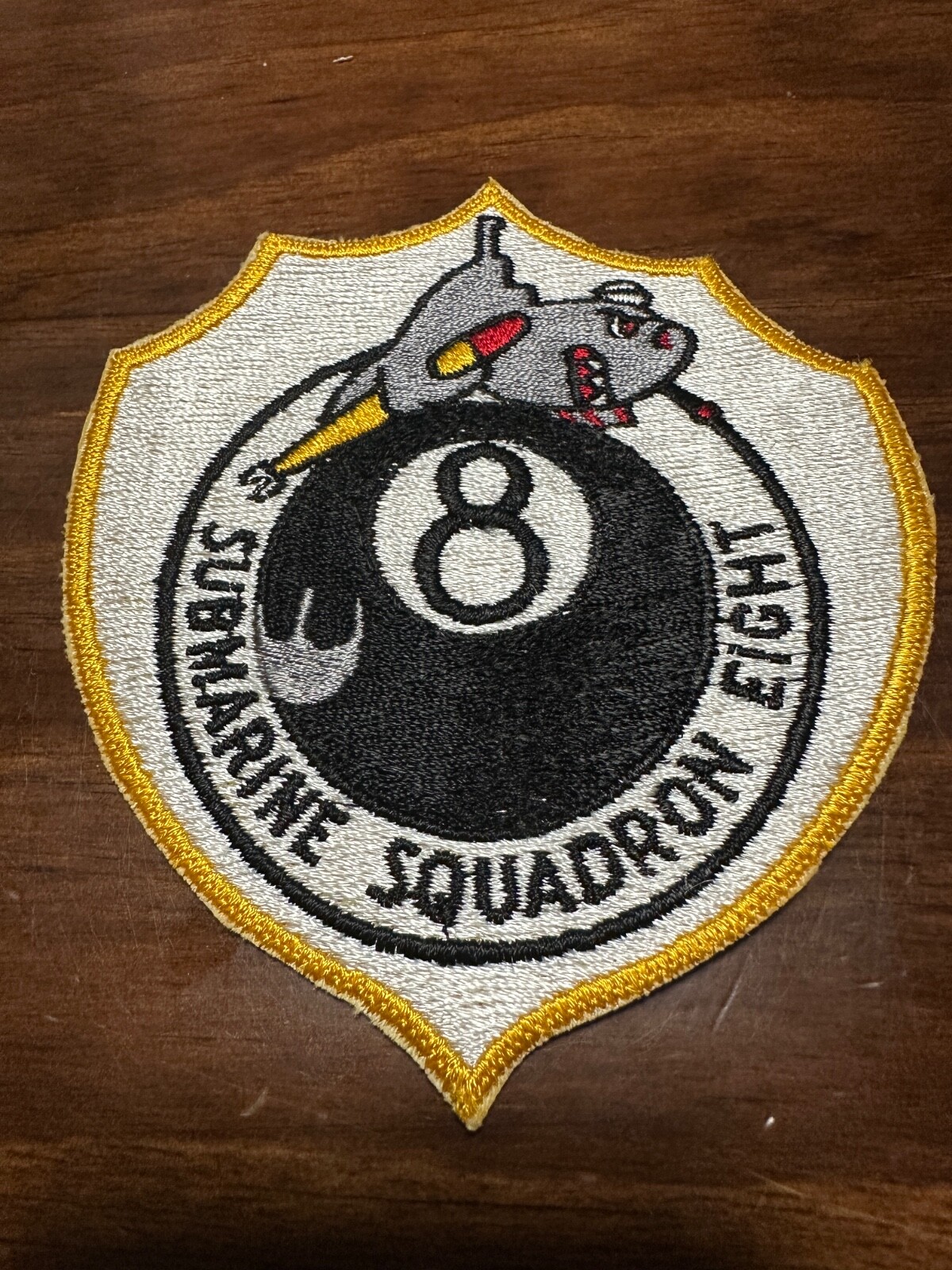 Vintage US Navy Submarine Squadron Eight Patch - Norfolk