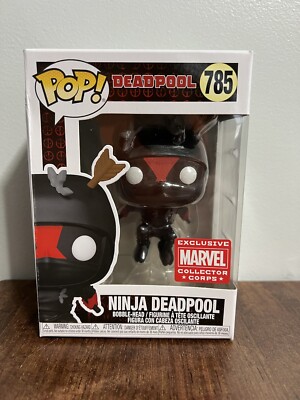 Funko Pop! Ninja Deadpool #785 Marvel Collector Corps Exclusive New in Box