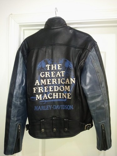 Harley Davidson Great American Freedom Leather Jacket XS