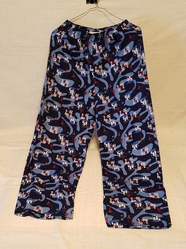 L.L. BEAN Unisex Kid's Sleepwear Pajama Bottoms Pants   - sz XL 18 - snow zone