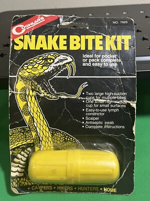 NOS 1989 Coghlan's Emergency Snake Bite Survival Kit