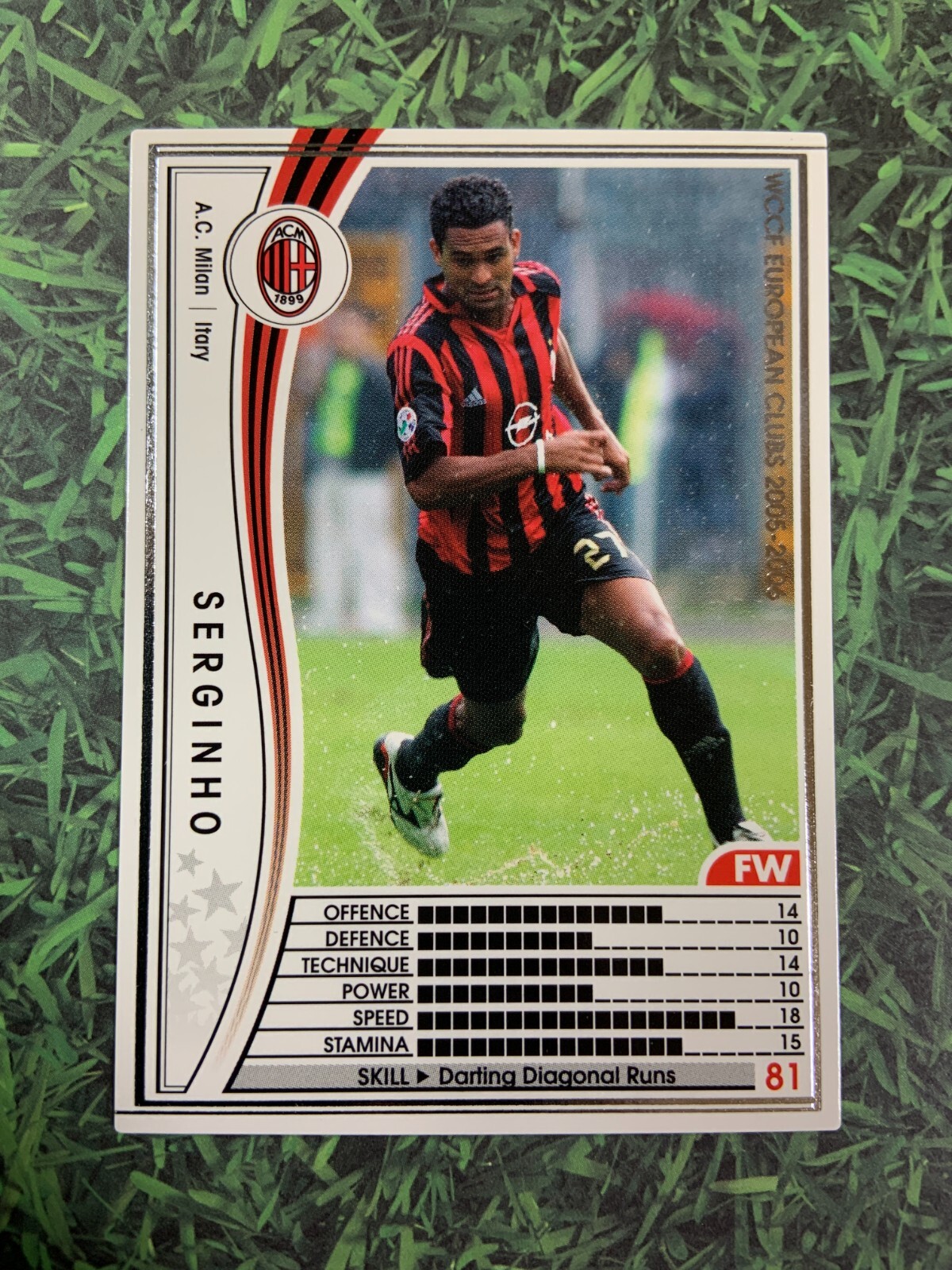 Panini WCCF 2005-06 Serginho AC Milan Soccer card | eBay