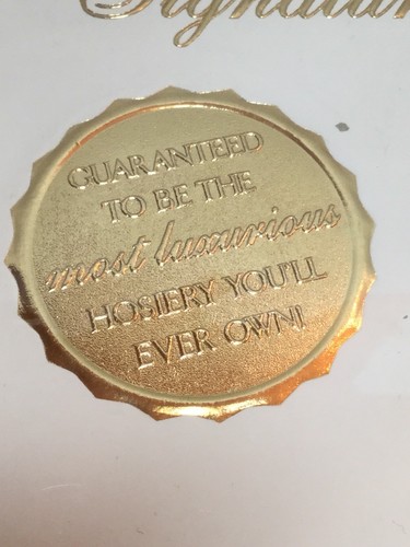 Victorias Secret Signature Gold Collection SHEER SEDUCTION STOCKINGS White Small