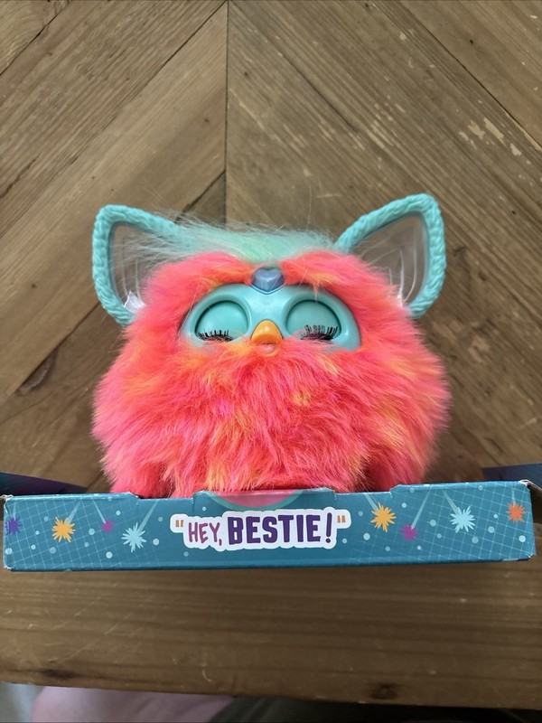 Furby Coral 2023, Interactive Plush Toy - Open Box, Missing