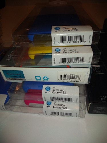 Lot of samsung galaxy iphone X cell phone skins protector cases