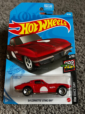 Hot Wheels 2021 HW Race Day 2/10 '64 Corvette Sting Ray 10/250