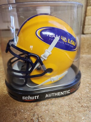 Very Rare LSU Tigers Schutt Mini Football Helmet Capital One Corporate Partner