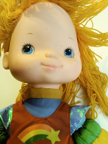 Vintage Rainbow Brite Hallmark 1983 Doll Plush Plastic 18