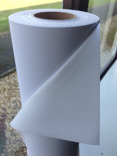 Water Resistant Matte 36 X 18m Pvc Scrim Banner Roll 440gsm