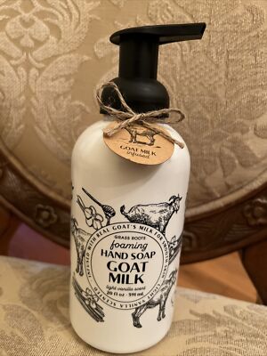 New~ Grass Roots Goat Milk Light Vanilla Foaming Hand Soap 20fl oz.