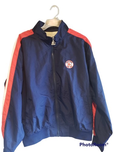 VINTAGE MENS XL 90s MLB BOSTON RED SOX STARTER light full