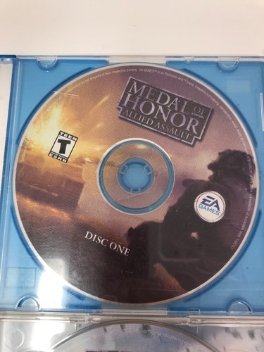 4 Assorted Computer Games Medal Of Honor Battlefield Star Wars WWII Normandy