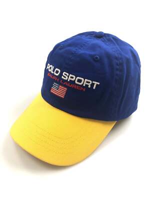 【Ralph Lauren】vintage PoloSport キャップグリーン Vintage Polo Ralph Lauren Sportsman Olive Green 100% Cotton