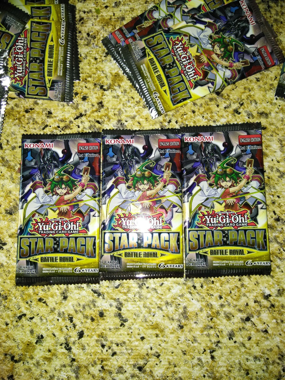 Yugioh Star Pack: Battle Royal packs new 1st edition packs