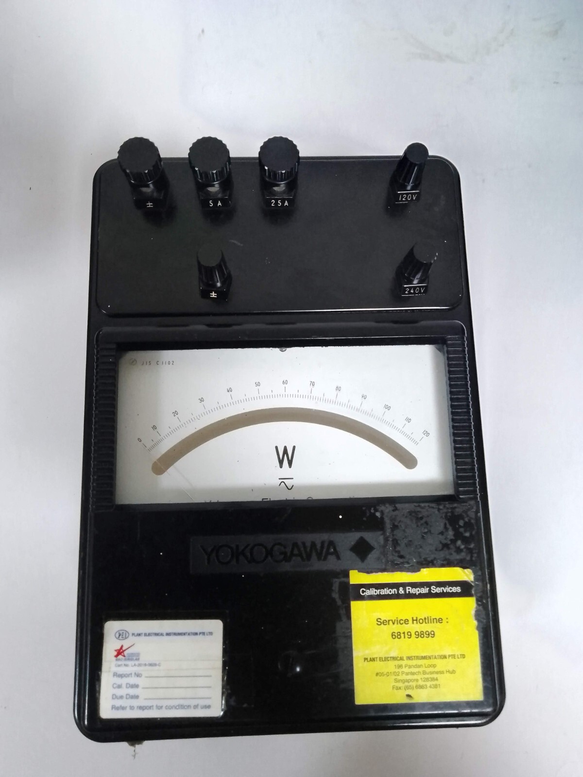 Yokogawa 2041 Portable Single Phase Wattmeter JIS C 1102
