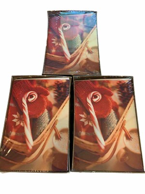 Hallmark Great Value 3 Boxes Of 16 Card And Envelopes Each Christmas Holiday NOS