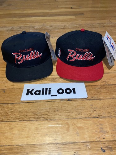 VTG 2 Chicago Bulls SNAP BACK HAT Sports Specialties B | eBay
