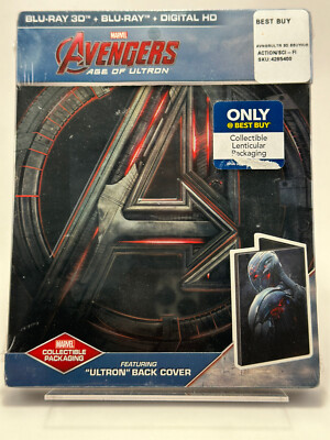 Brand New! Best Buy Exclusive Avengers: Age of Ultron 3D + Blu-ray steelbook