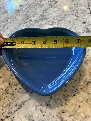 FIESTA LAPIS Small 7 1/2  heart Bowl fruit Dip Candy Dish NEW w/o Tags    
